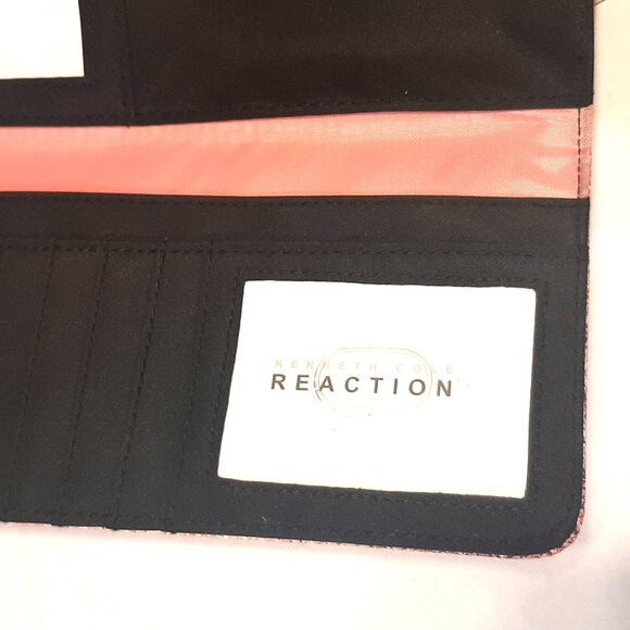 NWT Kenneth Cole Reaction Clutch Wallet Pink Ombre - Picture 5 of 7